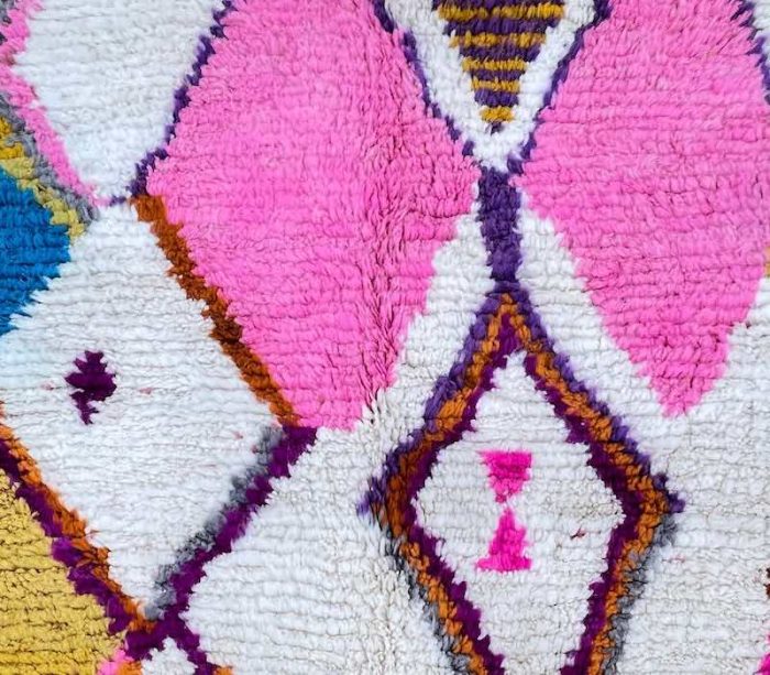 AsalaVibes-Authentic-Moroccan-Handcrafted-Rugs-Product-Azilal-Rugs-Custom-Azilal-Colorful-Moroccan-Pink-Rug-5