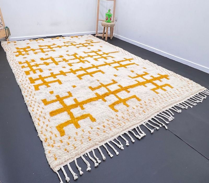 AsalaVibes-Authentic-Moroccan-Handcrafted-Rugs-Product-Beni-Ourain-Rugs-Custom-Rugs-Custom-Beni-Ourain-Stunning-Orange-And-White-Moroccan-Rug-2