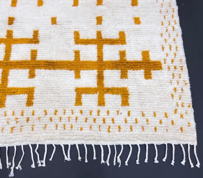 AsalaVibes-Authentic-Moroccan-Handcrafted-Rugs-Product-Beni-Ourain-Rugs-Custom-Rugs-Custom-Beni-Ourain-Stunning-Orange-And-White-Moroccan-Rug-4