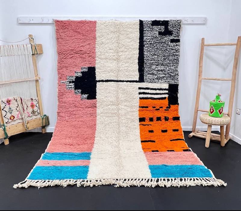 AsalaVibes-Authentic-Moroccan-Handcrafted-Rugs-Product-Beni-Ourain-Rugs-Custom-Rugs-Custom-Beni-Ourain-Vibrant-And-Multicolored-Moroccan-Rug-1