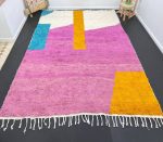 AsalaVibes-Authentic-Moroccan-Handcrafted-Rugs-Product-Beni-Ourain-Rugs-Custom-Rugs-Custom-Multicolor-Beni-Ourain-Moroccan-Check-Rug-3