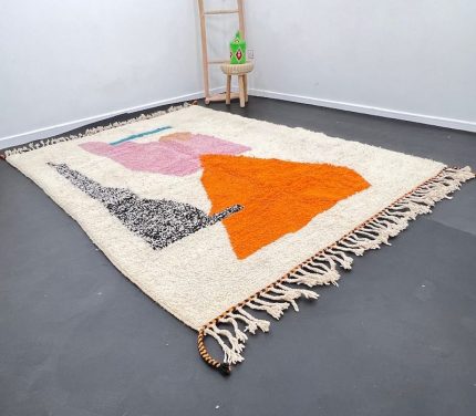 AsalaVibes-Authentic-Moroccan-Handcrafted-Rugs-Product-Boujad-Rugs-Custom-Fabulous-Multicolored-Boujad-Moroccan-Rug-2