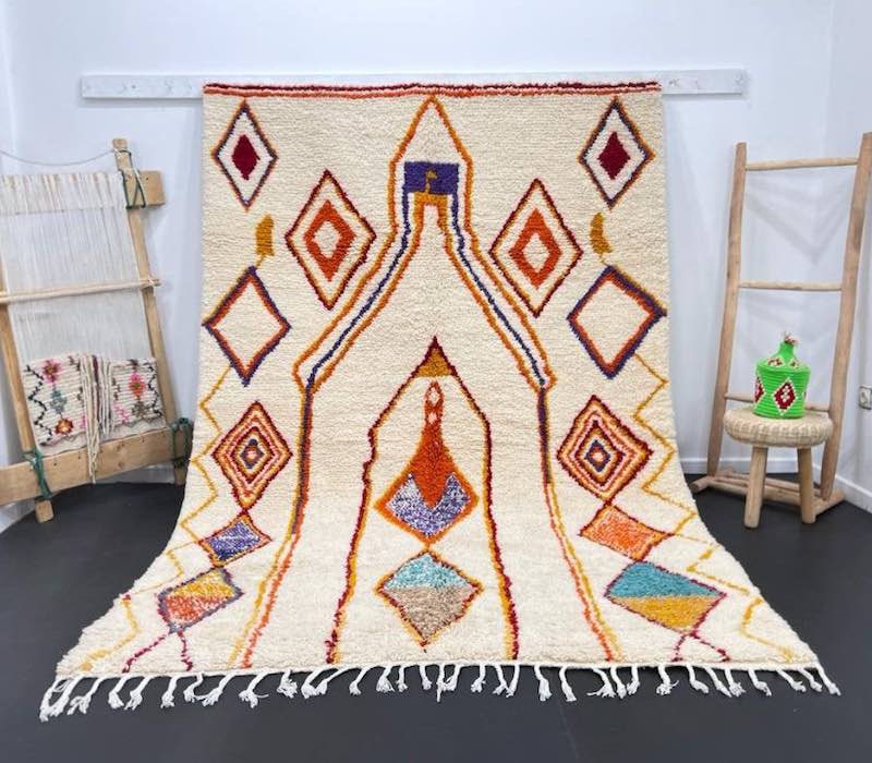 Custom-Fabulous-Multicolored-Azilal-Moroccan-Rug-1